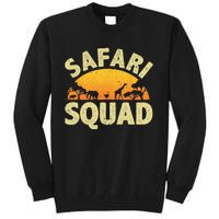 Cool Safari Squad For Men Women Zoo Animal African Jungle Tall Sweatshirt