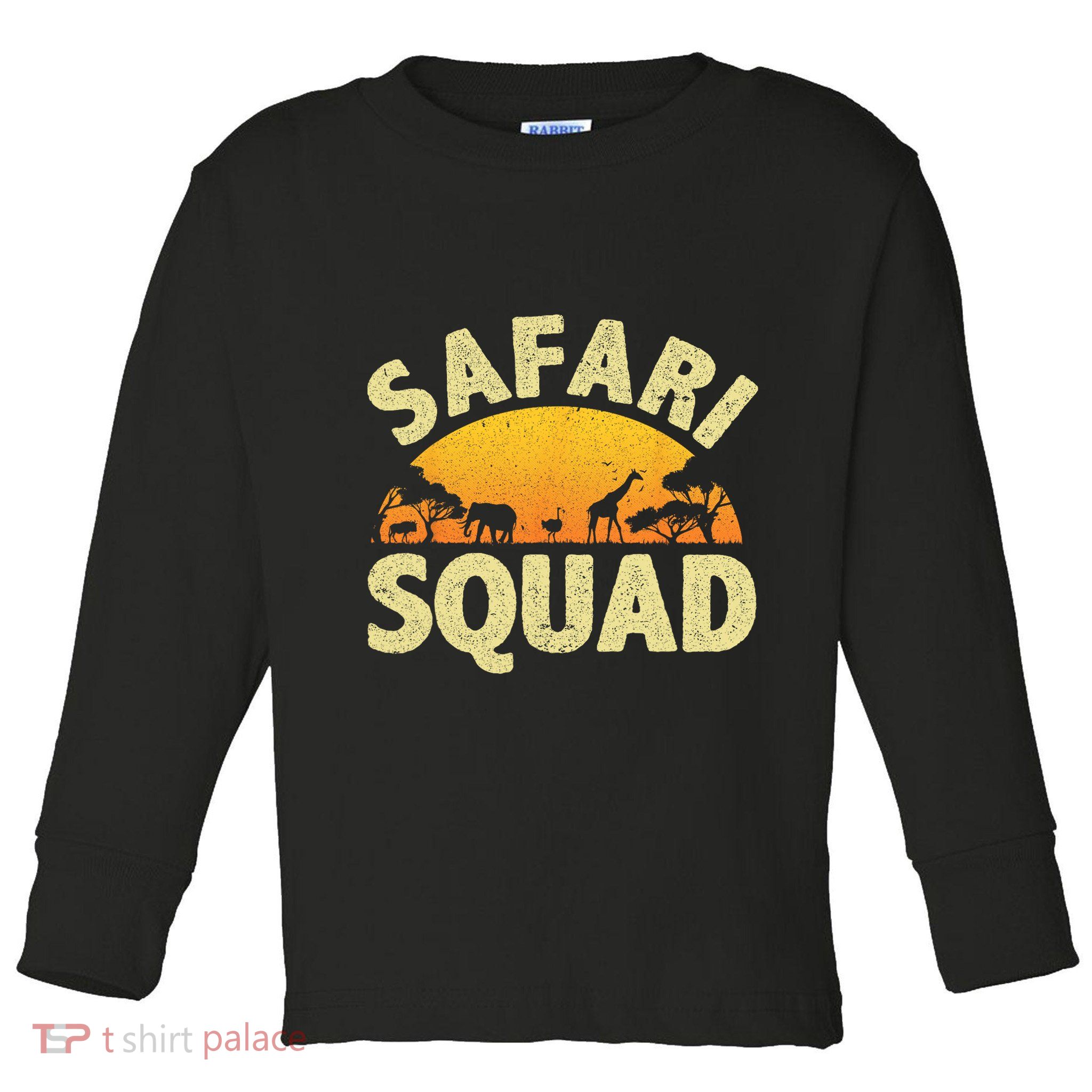 Cool Safari Squad For Men Women Zoo Animal African Jungle Toddler Long Sleeve Shirt