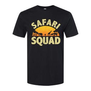 Cool Safari Squad For Men Women Zoo Animal African Jungle Softstyle CVC T-Shirt