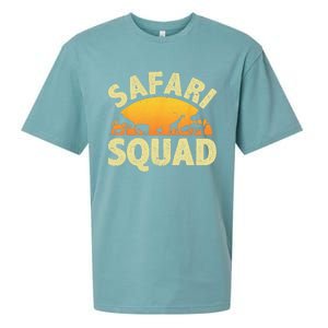 Cool Safari Squad For Men Women Zoo Animal African Jungle Sueded Cloud Jersey T-Shirt