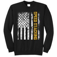 Cup Speed Stacking Sport Stacking Us Flag Tall Sweatshirt