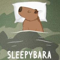 Capybara Sleepybara Sleep Capybara Legacy Tie Dye Trucker Hat