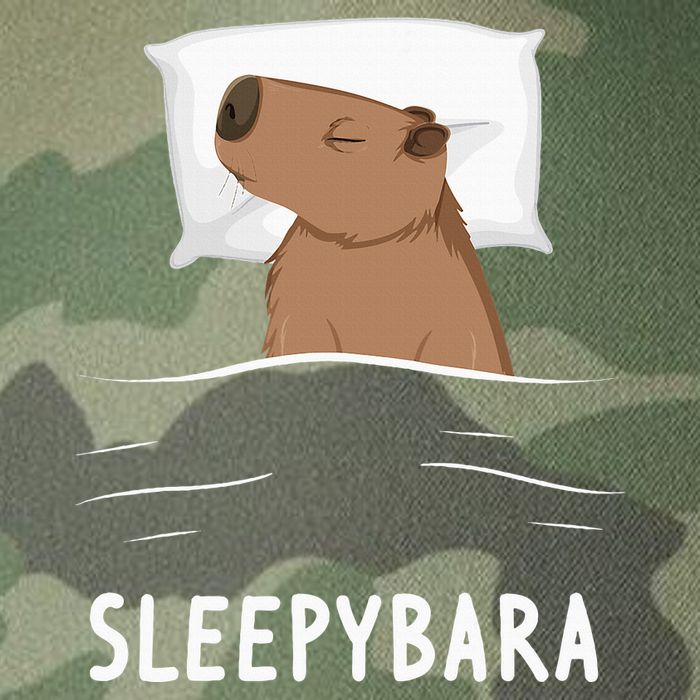 Capybara Sleepybara Sleep Capybara Legacy Tie Dye Trucker Hat