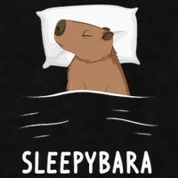 Capybara Sleepybara Sleep Capybara Ladies PosiCharge Tri-Blend Wicking Tank