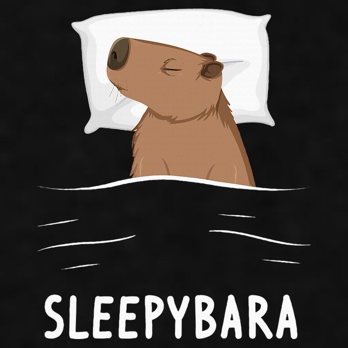 Capybara Sleepybara Sleep Capybara Ladies PosiCharge Tri-Blend Wicking Tank