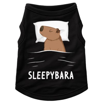 Capybara Sleepybara Sleep Capybara Doggie Tank