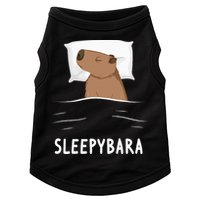 Capybara Sleepybara Sleep Capybara Doggie Tank