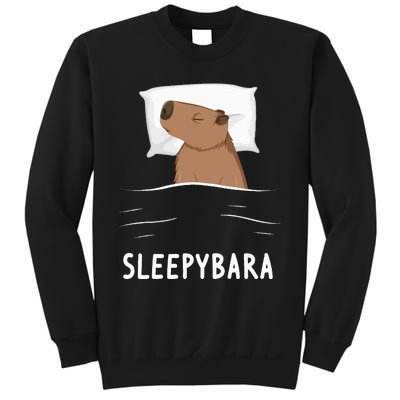 Capybara Sleepybara Sleep Capybara Sweatshirt