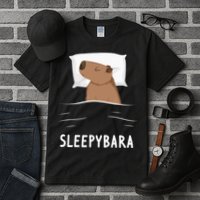Capybara Sleepybara Sleep Capybara Tall T-Shirt