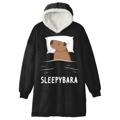 Capybara Sleepybara Sleep Capybara Hooded Wearable Blanket