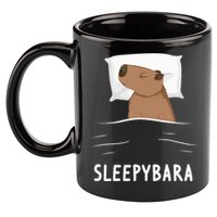 Capybara Sleepybara Sleep Capybara 11oz C Handle Ceramic Mug