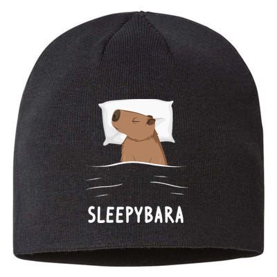 Capybara Sleepybara Sleep Capybara Sustainable Beanie