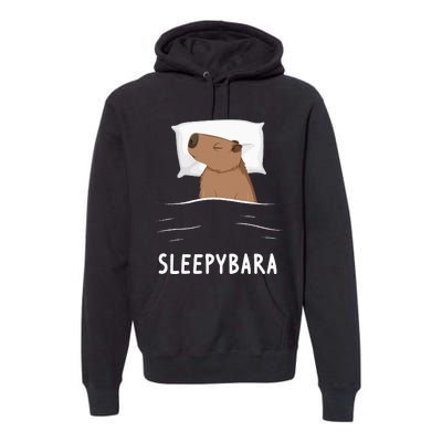 Capybara Sleepybara Sleep Capybara Premium Hoodie