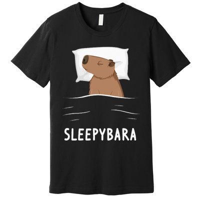 Capybara Sleepybara Sleep Capybara Premium T-Shirt