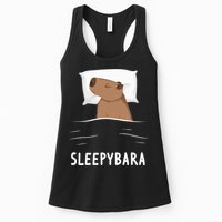 Capybara Sleepybara Sleep Capybara Womens Tank Top