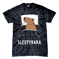 Capybara Sleepybara Sleep Capybara Tie-Dye T-Shirt