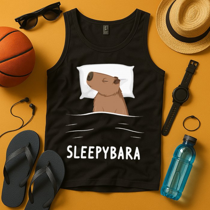 Capybara Sleepybara Sleep Capybara Tank Top