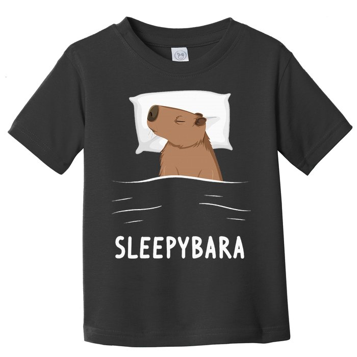 Capybara Sleepybara Sleep Capybara Toddler T-Shirt