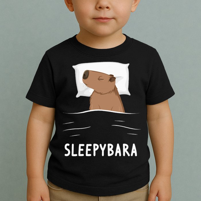 Capybara Sleepybara Sleep Capybara Toddler T-Shirt