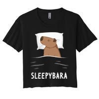 Capybara Sleepybara Sleep Capybara Crop Top