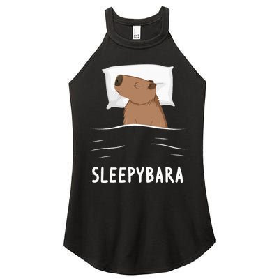 Capybara Sleepybara Sleep Capybara Women's Perfect Tri Rocker Tank