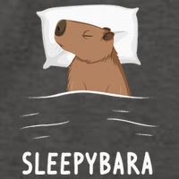 Capybara Sleepybara Sleep Capybara Vector Backpack