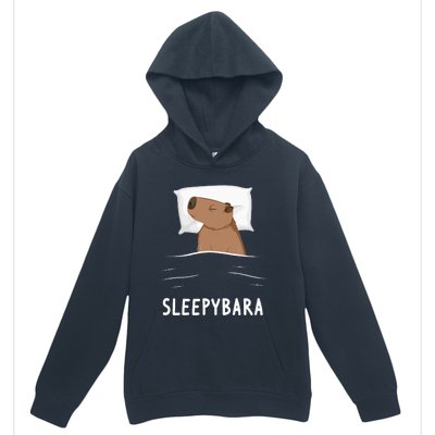 Capybara Sleepybara Sleep Capybara Urban Pullover Hoodie