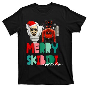 Christmas Santa Skibiditoilet Cameraman Speakerman Tvman T-Shirt