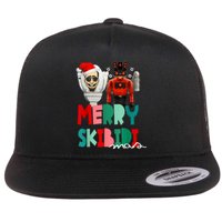 Christmas Santa Skibiditoilet Cameraman Speakerman Tvman Flat Bill Trucker Hat