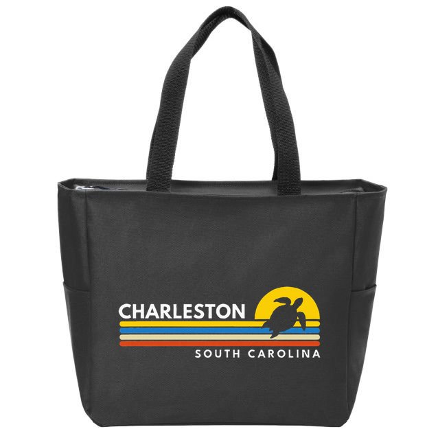Charleston Sc South Carolina Zip Tote Bag