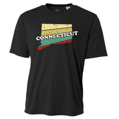 Connecticut State Souvenir Cooling Performance Crew T-Shirt