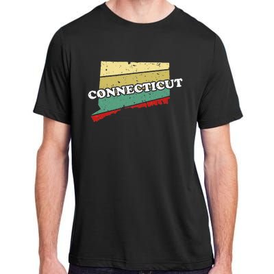 Connecticut State Souvenir Adult ChromaSoft Performance T-Shirt