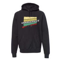 Connecticut State Souvenir Premium Hoodie