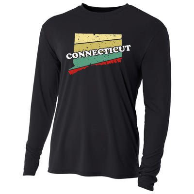 Connecticut State Souvenir Cooling Performance Long Sleeve Crew