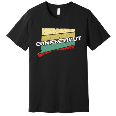 Connecticut State Souvenir Premium T-Shirt