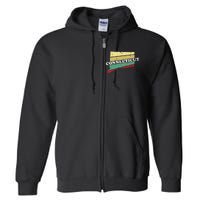 Connecticut State Souvenir Full Zip Hoodie