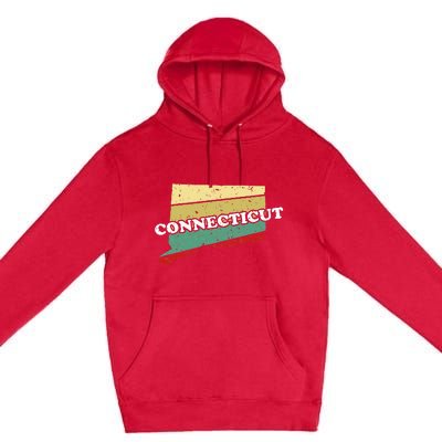 Connecticut State Souvenir Premium Pullover Hoodie