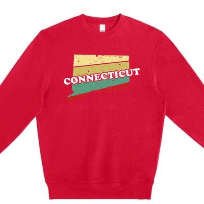 Connecticut State Souvenir Premium Crewneck Sweatshirt