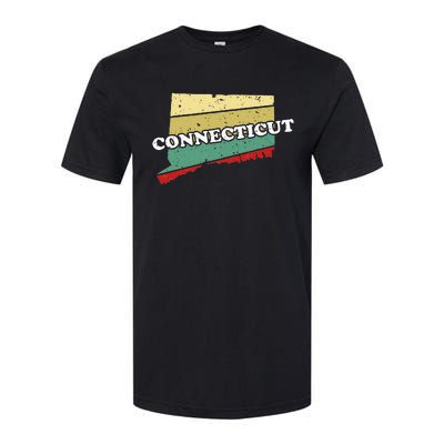 Connecticut State Souvenir Softstyle CVC T-Shirt