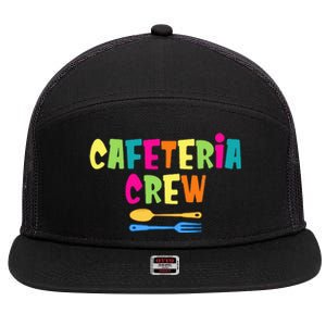 Cafeteria Squad School Cafeteria Lady Worker 7 Panel Mesh Trucker Snapback Hat