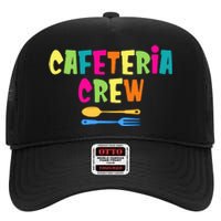 Cafeteria Squad School Cafeteria Lady Worker High Crown Mesh Back Trucker Hat