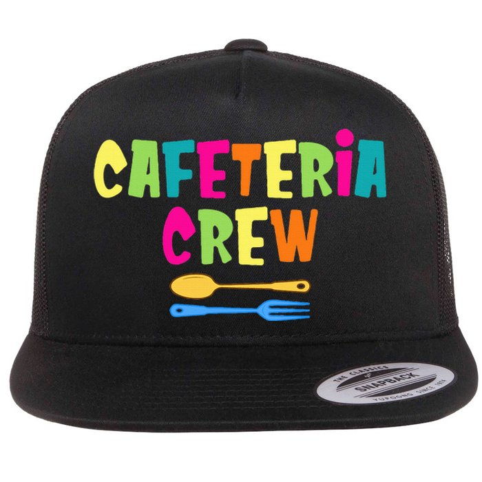 Cafeteria Squad School Cafeteria Lady Worker Flat Bill Trucker Hat