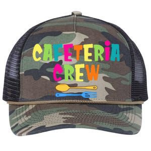 Cafeteria Squad School Cafeteria Lady Worker Retro Rope Trucker Hat Cap