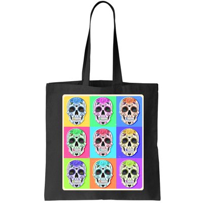 Cool Sugar Skull Pop Art Bag