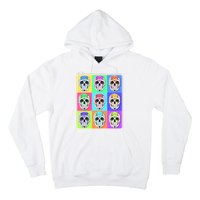 Cool Sugar Skull Pop Art Hoodie