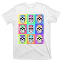 Cool Sugar Skull Pop Art T-Shirt