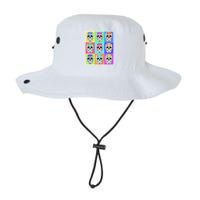 Cool Sugar Skull Pop Art Bucket Hat