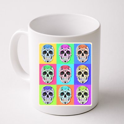 Cool Sugar Skull Pop Art Mug