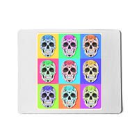 Cool Sugar Skull Pop Art Mousepad