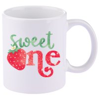 Cute Strawberry Sweet One 11oz C Handle Ceramic Mug